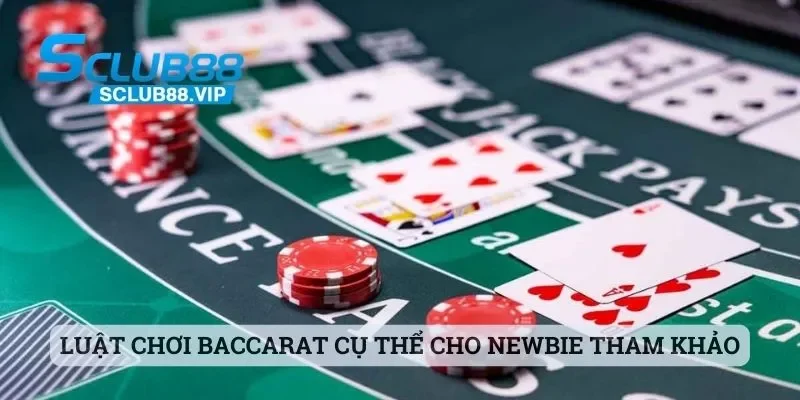 Luật chơi Baccarat cụ thể cho newbie tham khảo